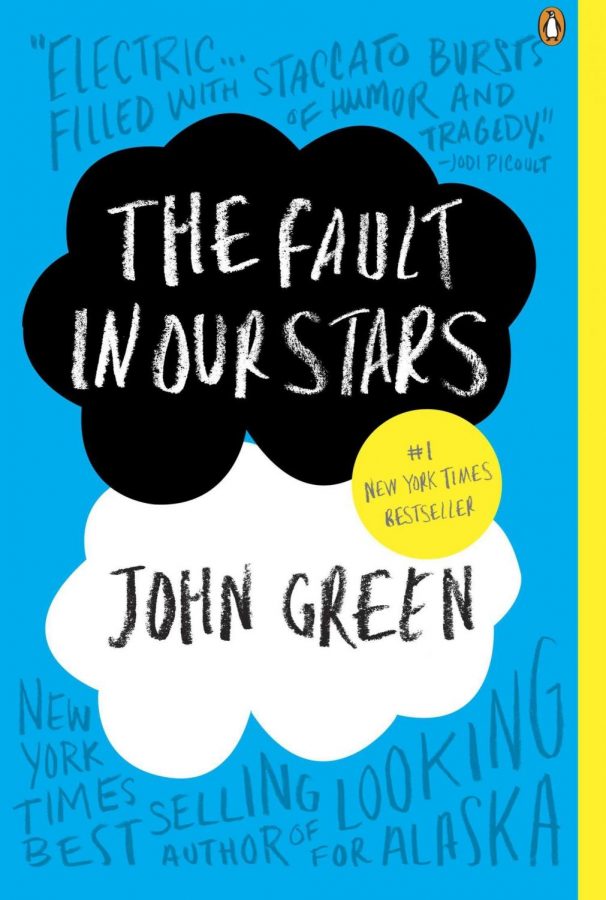 Book Cover for the novel, Fault in Our Stars.