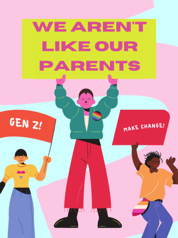 A political poster (canva.com) targeted towards the Gen Z audience these last few years. 