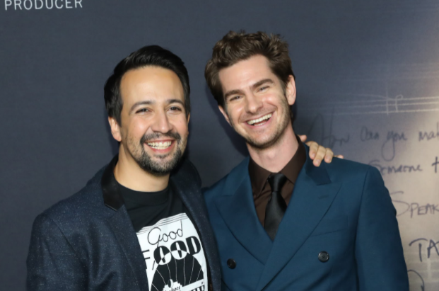 Director Lin-Manuel Miranda (left) and lead actor Andrew Garfield (right) form a dynamic duo that makes this film tick.