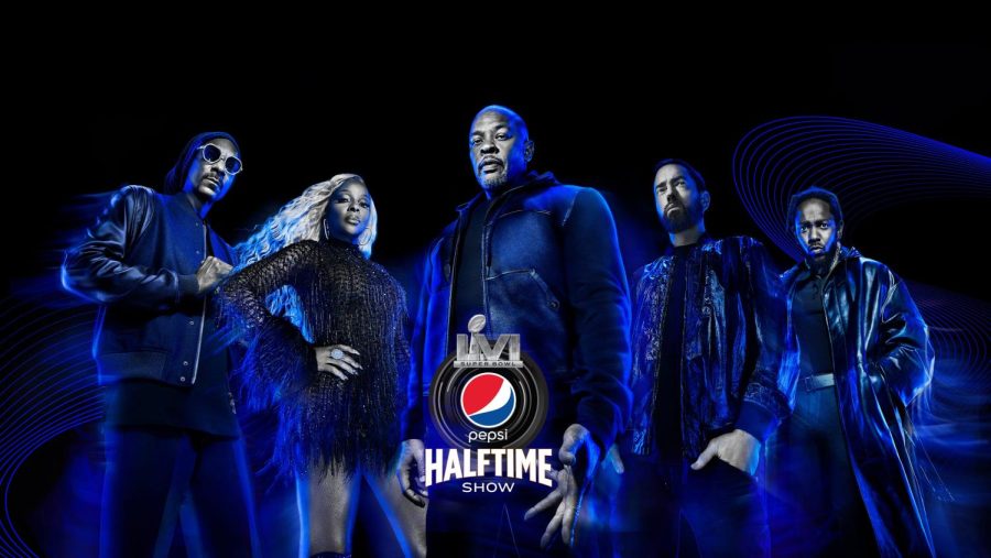 Superstars%2C+%28from+left+to+right%29+Snoop+Dogg%2C+Mary+J.+Blige%2C+Dr.+Dre%2C+Eminem%2C+and+Kendrick+Lamar+were+headliners+for+Pepsi%E2%80%99s+Halftime+Show++++++++++%28Source%3A+NFL%29%0A