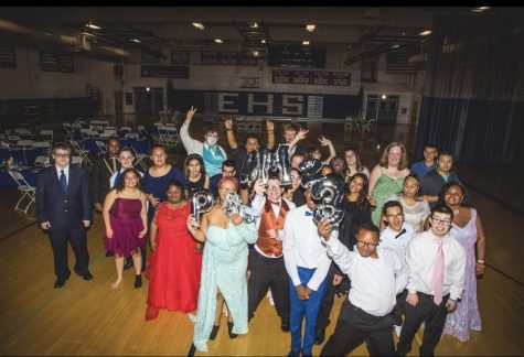 Neurodivergent students have a blast at the 2023 Special Education Prom in Gym One.