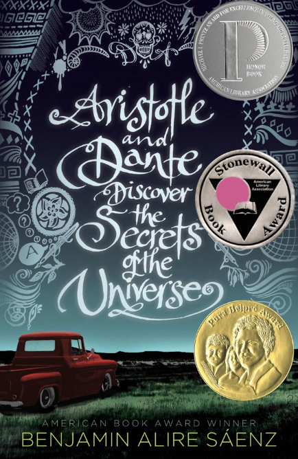 The+novel%2C+Aristotle+and+Dante+Discover+The+Secrets+of+the+Universe-+in+which+the+movie%2C+Aristotle+and+Dante+was+based+off+of.+Illustrated+by+Chloe+Foglia+and+Sarah+J.+Coleman