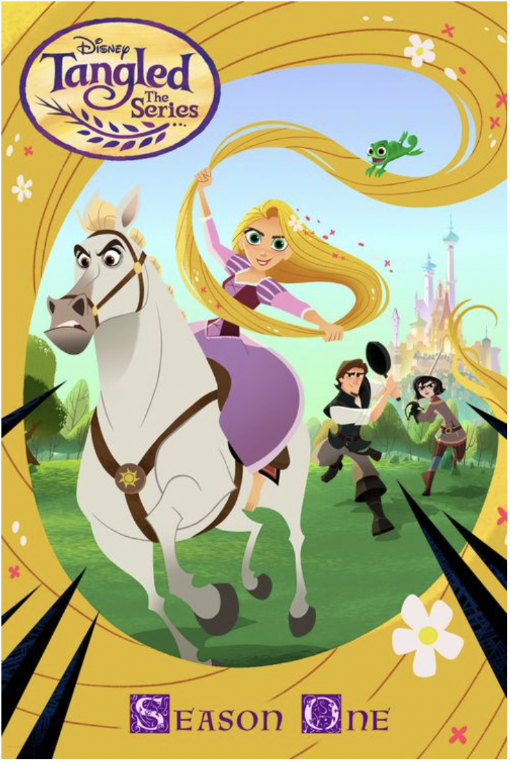 The show is about Rapunzel’s new adventures after the events of  the Tangled film but before the short where Rapunzel and Eugene get married.. 
